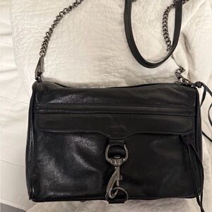 Rebecca Minkoff Black Leather Crossbody Bag